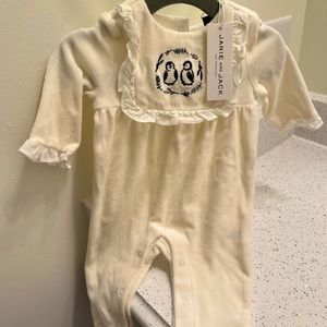 Janie and Jack Velour Romper